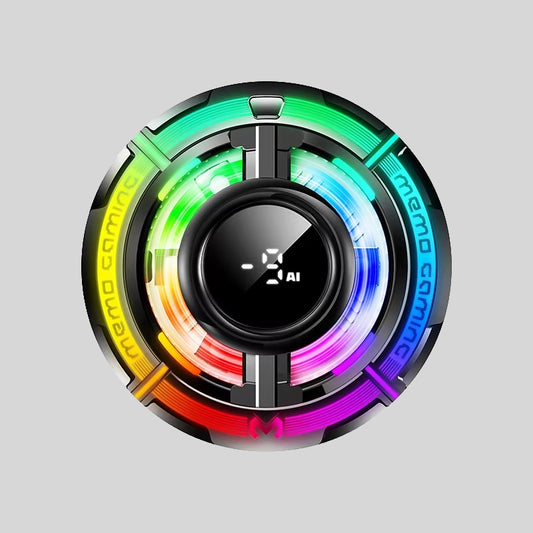 MEMO CX15 RGB Mobile Gaming Phone Cooler – Digital Display, Silent Fan & Freezing Cooling Technology
